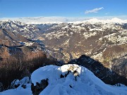 Sulle nevi del Monte Zucco (1232 m ) da S. Antonio Abbandonato (987 m) sui sent. 505-506 il 14 gennaio 2021 - FOTOGALLERY